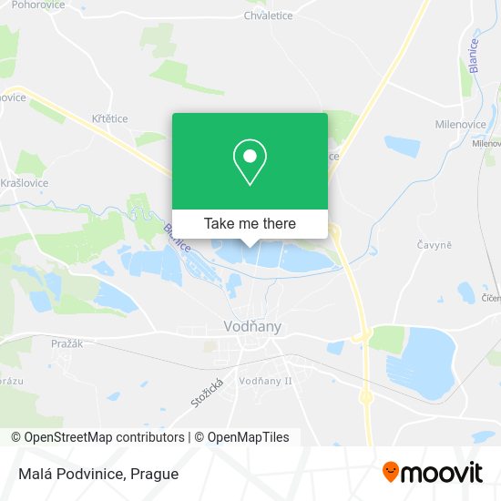 Карта Malá Podvinice