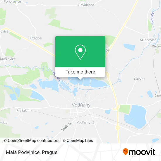 Карта Malá Podvinice