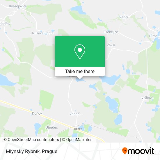 Mlýnský Rybník map