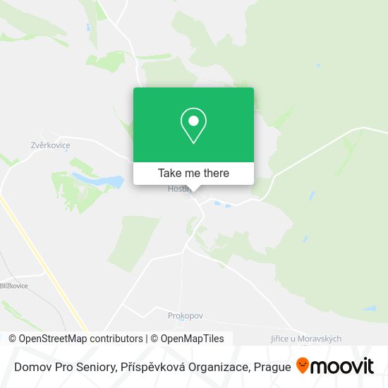 Domov Pro Seniory, Příspěvková Organizace map