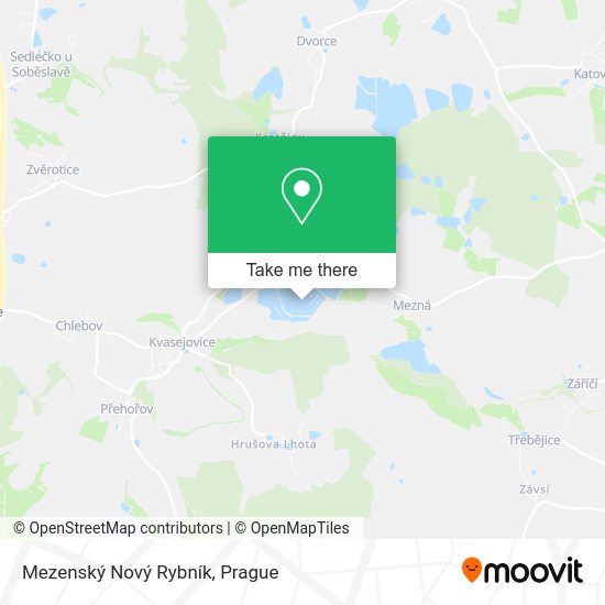 Mezenský Nový Rybník map