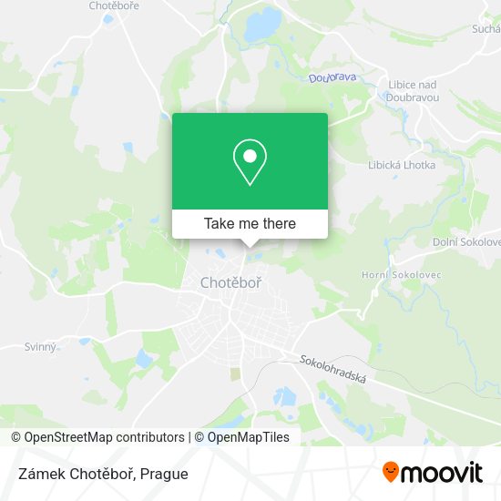 Zámek Chotěboř map
