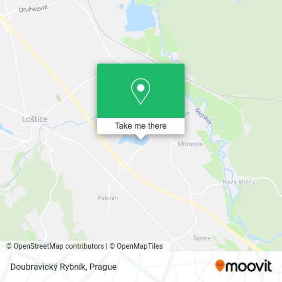 Doubravický Rybník map