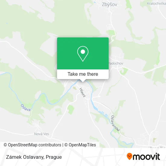 Карта Zámek Oslavany