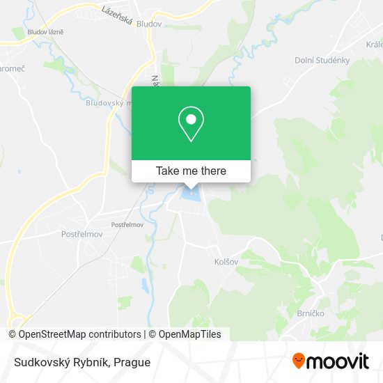 Sudkovský Rybník map