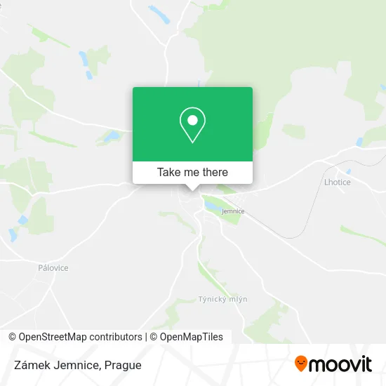 Карта Zámek Jemnice