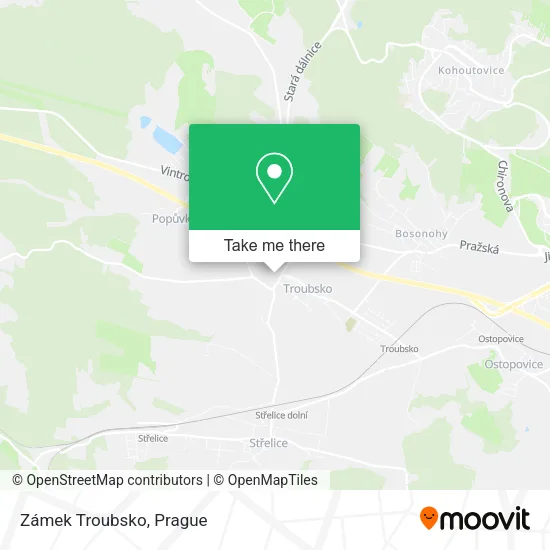 Карта Zámek Troubsko