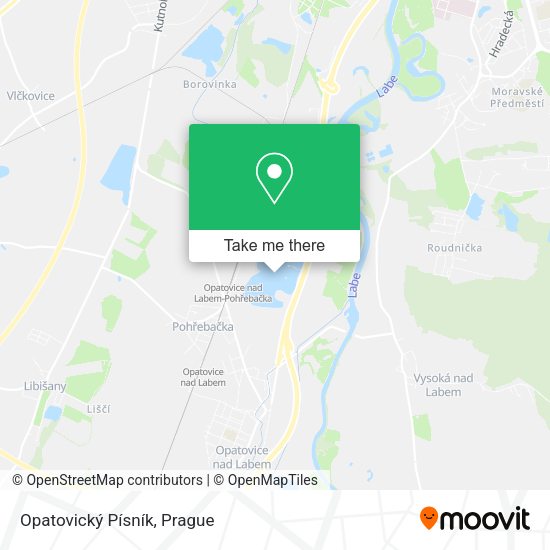 Opatovický Písník map