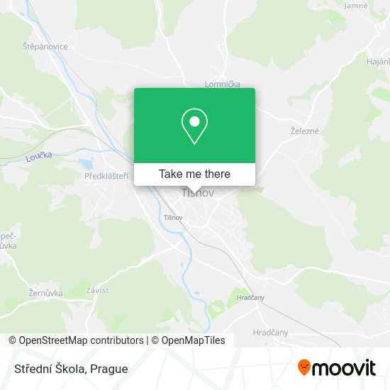 Střední Škola map