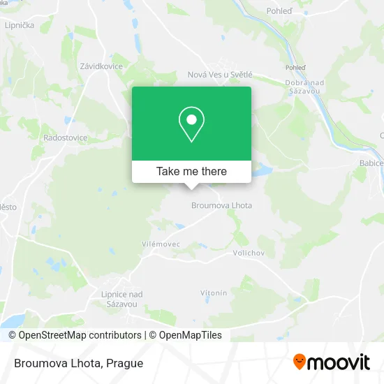 Карта Broumova Lhota