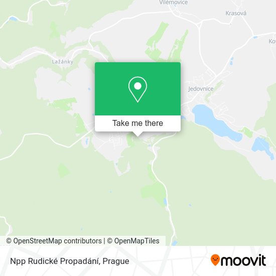 Npp Rudické Propadání map