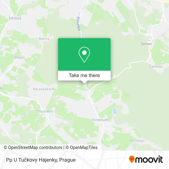 Карта Pp U Tučkovy Hájenky