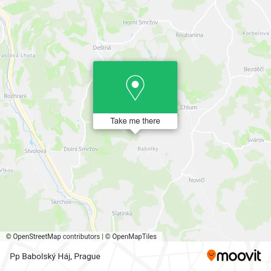Pp Babolský Háj map