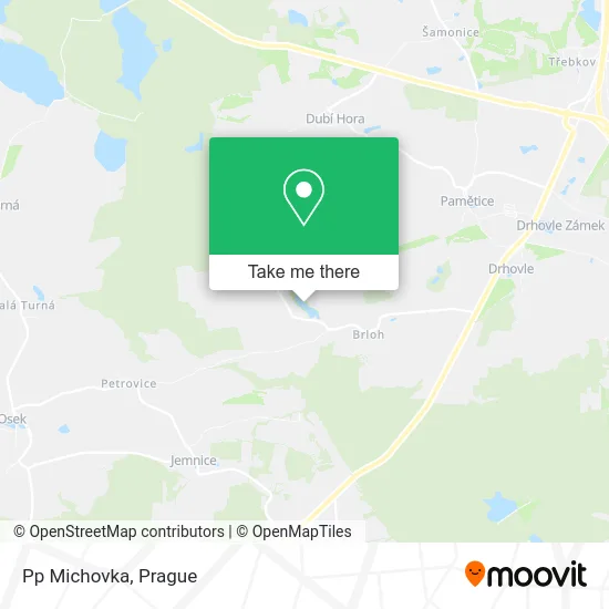 Карта Pp Michovka