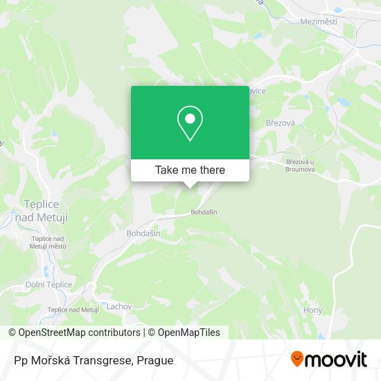 Карта Pp Mořská Transgrese