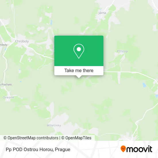 Карта Pp POD Ostrou Horou