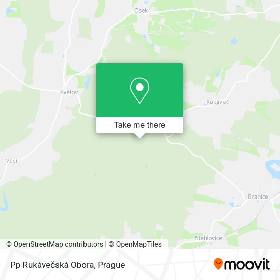 Карта Pp Rukávečská Obora
