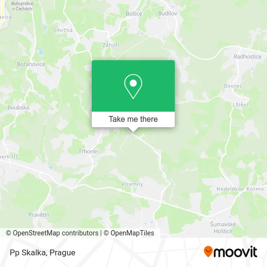 Карта Pp Skalka