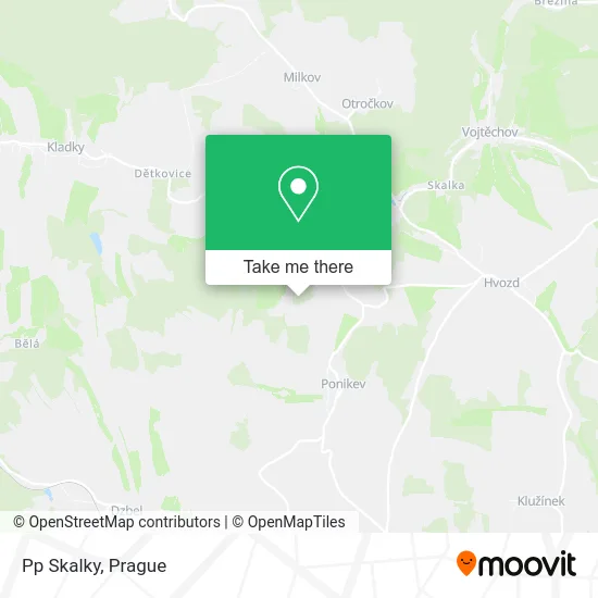 Карта Pp Skalky