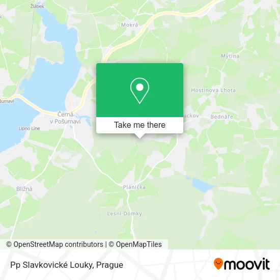 Карта Pp Slavkovické Louky
