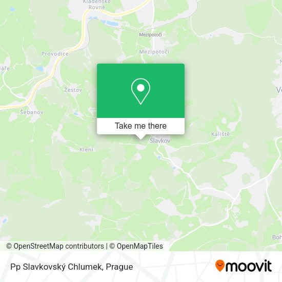 Карта Pp Slavkovský Chlumek