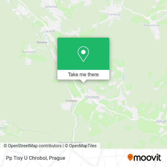 Карта Pp Tisy U Chrobol