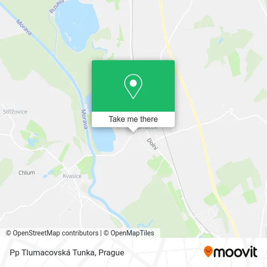Карта Pp Tlumacovská Tunka