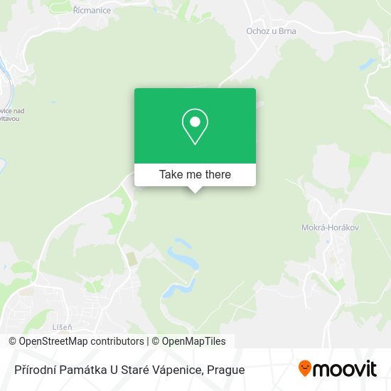 Přírodní Památka U Staré Vápenice map