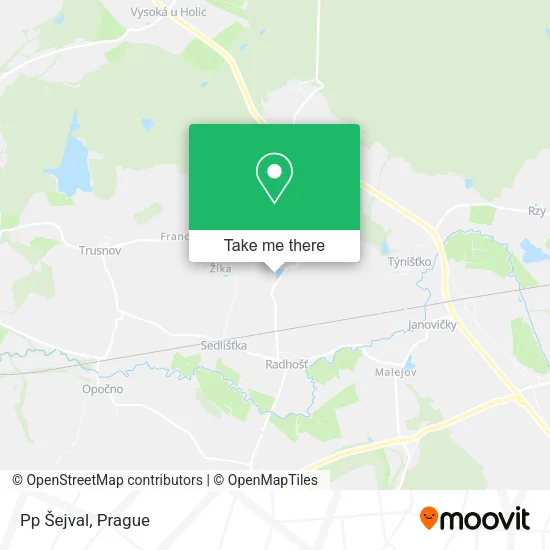 Карта Pp Šejval