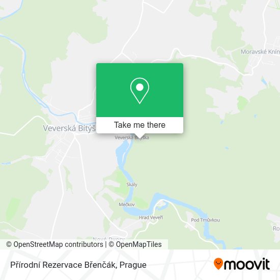 Přírodní Rezervace Břenčák map