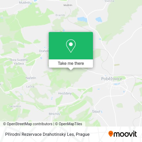 Přírodní Rezervace Drahotínský Les map