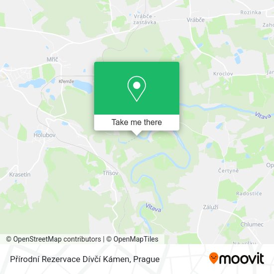 Přírodní Rezervace Dívčí Kámen map