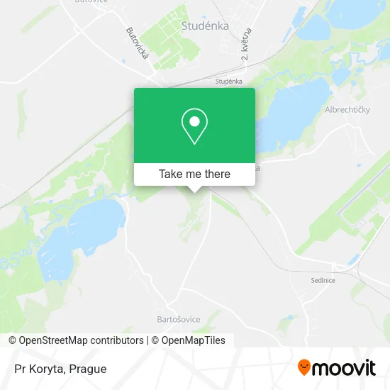 Карта Pr Koryta