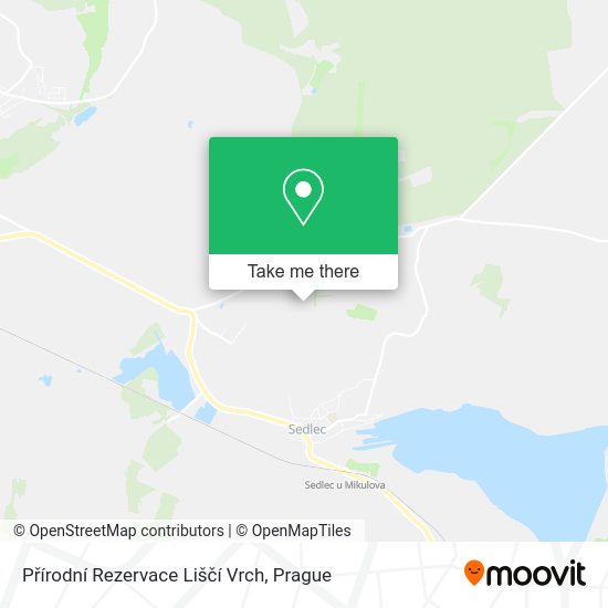 Přírodní Rezervace Liščí Vrch map