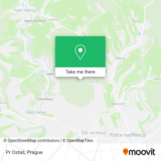 Карта Pr Ostaš