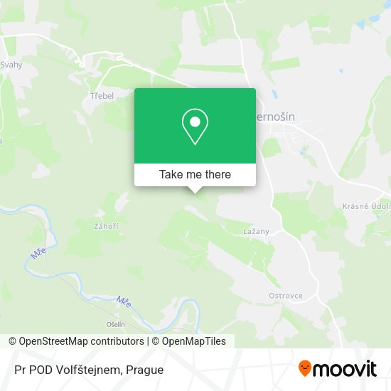 Карта Pr POD Volfštejnem