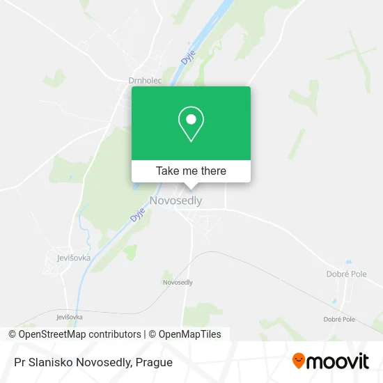 Карта Pr Slanisko Novosedly