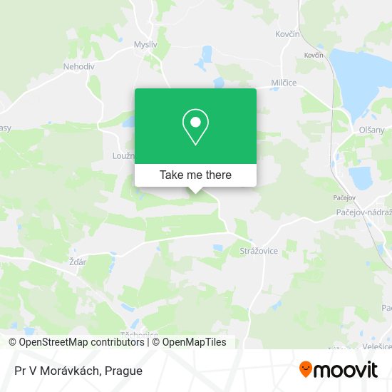 Карта Pr V Morávkách