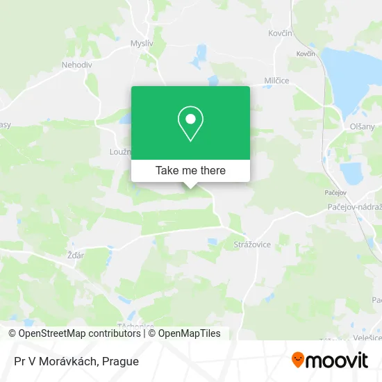 Карта Pr V Morávkách