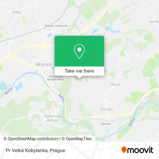 Карта Pr Velká Kobylanka