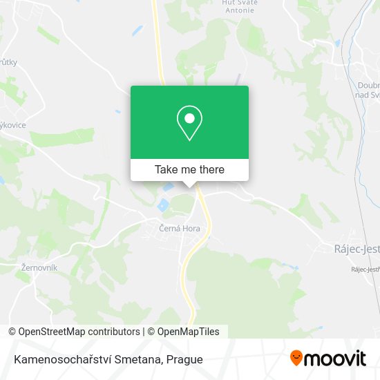 Kamenosochařství Smetana map