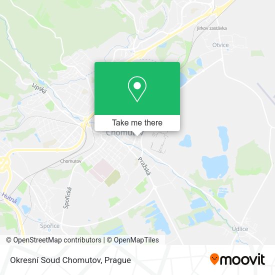 Okresní Soud Chomutov map