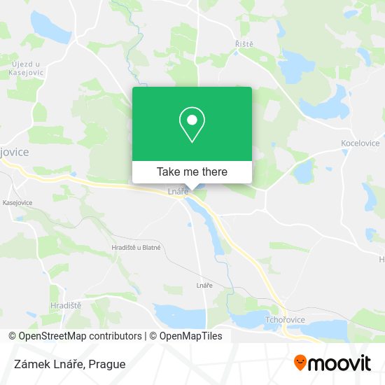 Zámek Lnáře map