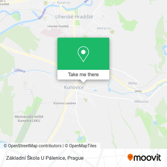 Základní Škola U Pálenice map