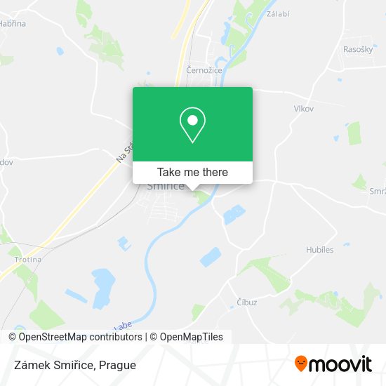 Zámek Smiřice map