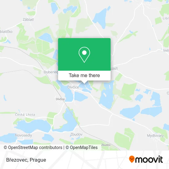Карта Březovec