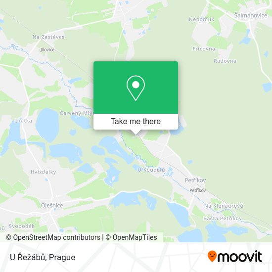 U Řežábů map