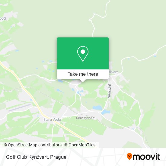 Golf Club Kynžvart map