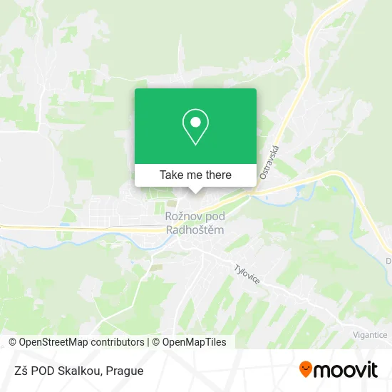 Карта Zš POD Skalkou
