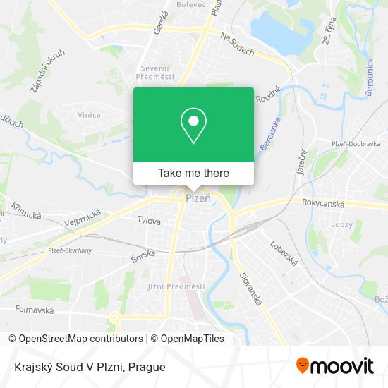 Krajský Soud V Plzni map